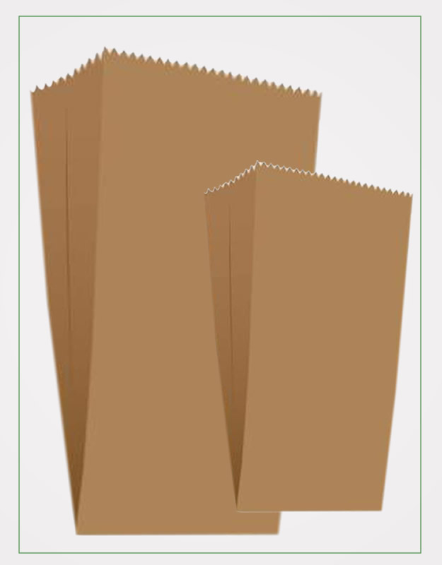 v bottom paper bag